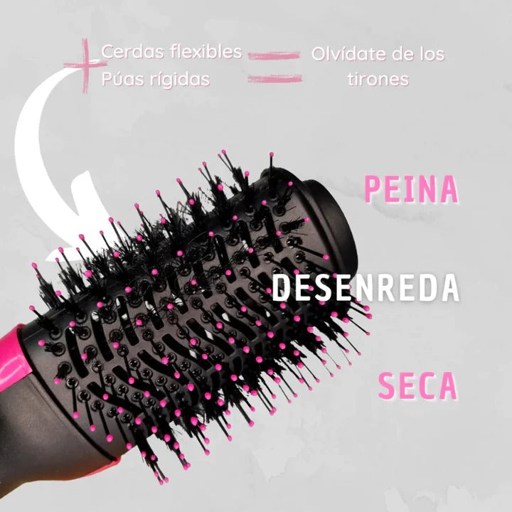Cepillo 3 en 1™️: Tu Cabello Perfecto al Instante
