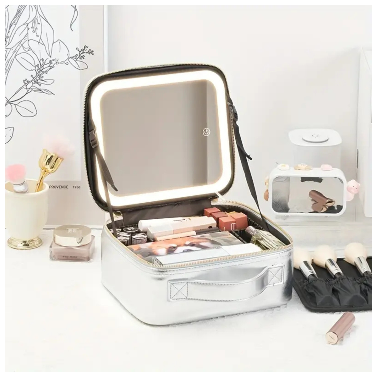 Cosmetiquero con Espejo LED✨