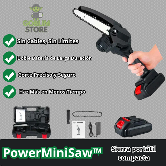 PowerMiniSaw™ Pequeña en tamaño, gigante en potencia.